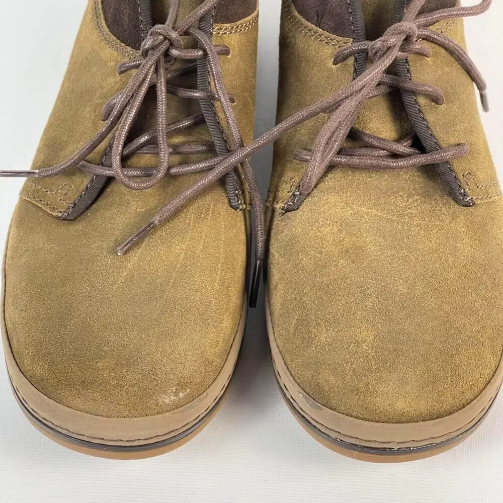Teva Cedar Canyon Chukka Ankle Boots Brown Suede Lace Up Round Toe Mens 8.5
